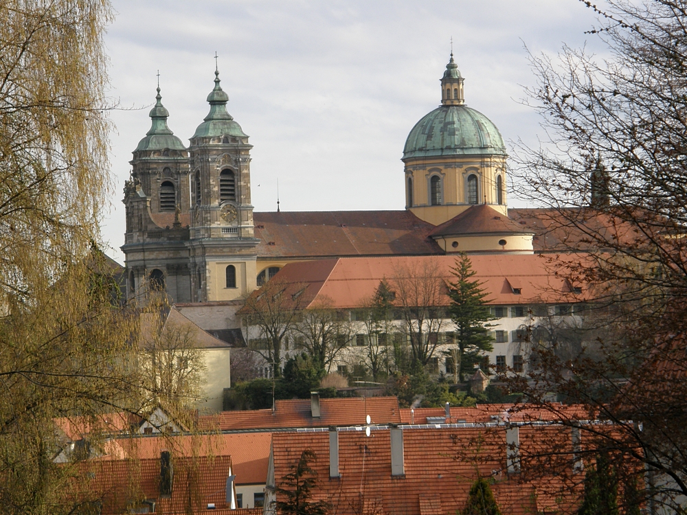 Basilika Weingarten vom Kreuzberg aus